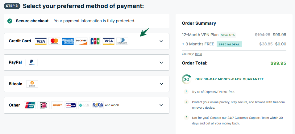 ExpressVPN-payment-method 