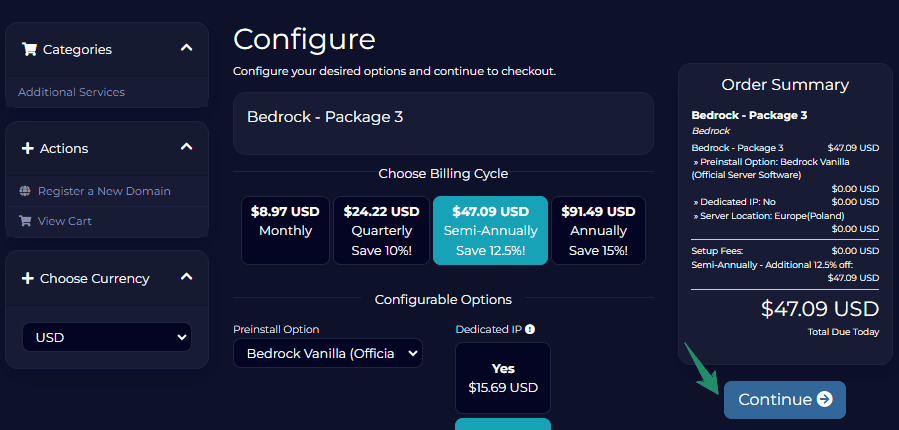 Bisect Hosting Plans