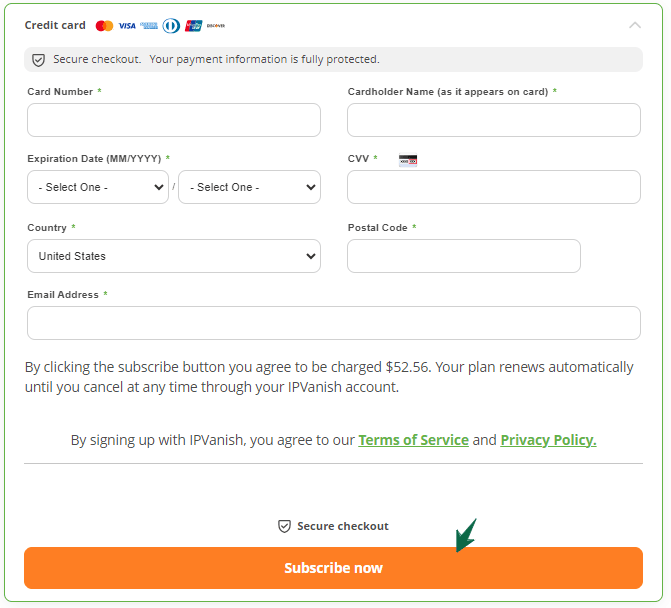 IPVanish-Checkout-Page 
