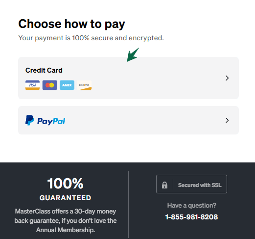 MasterClass-Payment-method 