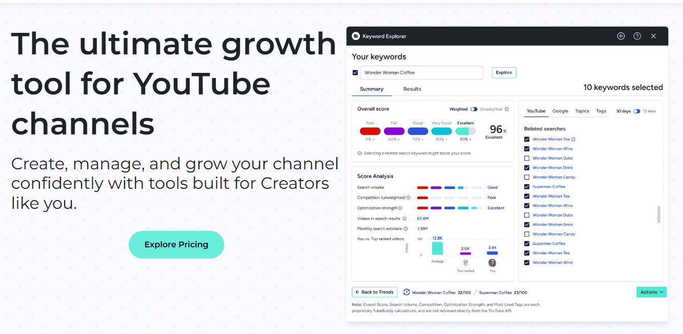 TubeBuddy Discount Code & Offers Grab Up to 75% OFF on its Annual Subscription 2 TubeBuddy Home-Page