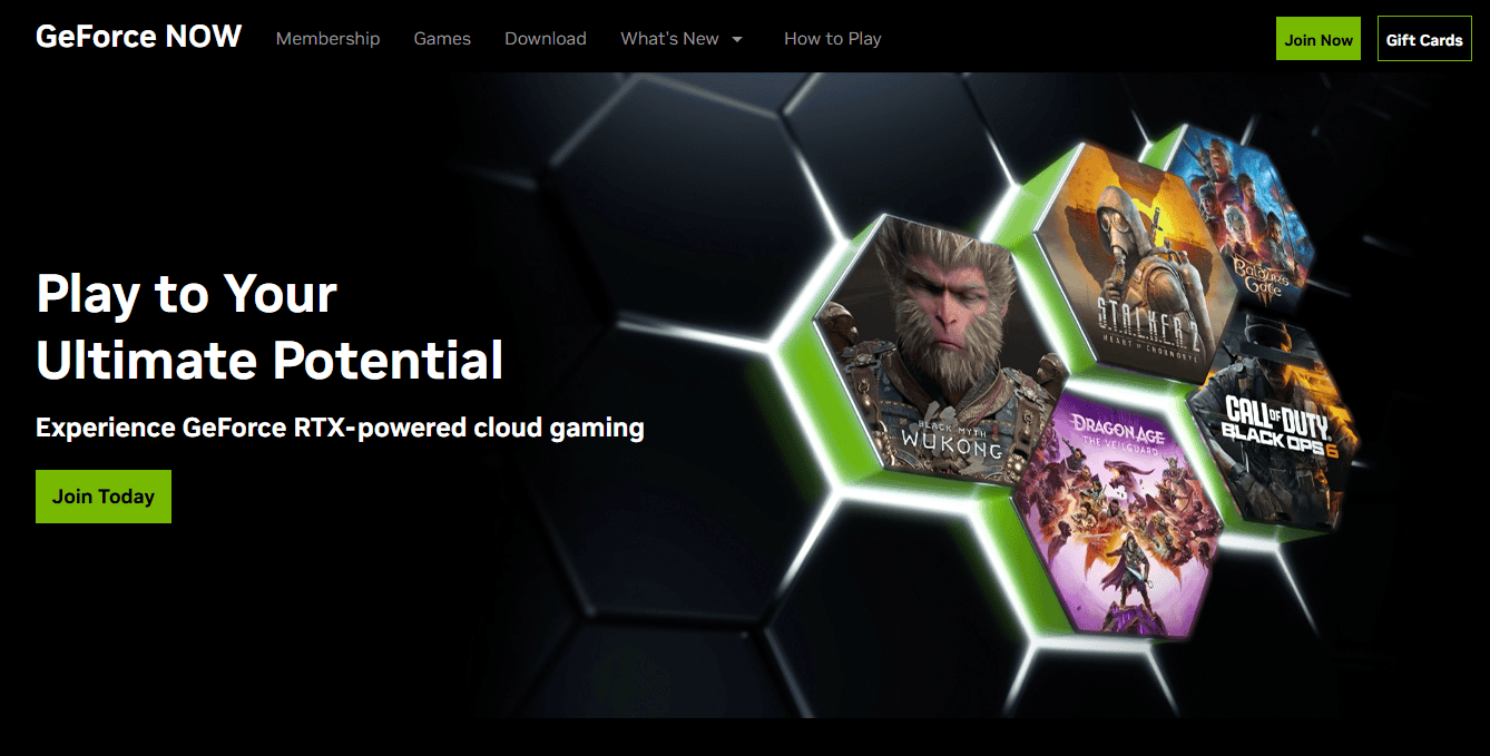 Latest GeForce Now Promo code - Upto 70% OFF on Its Membership Plans 2 GeForce Homepage