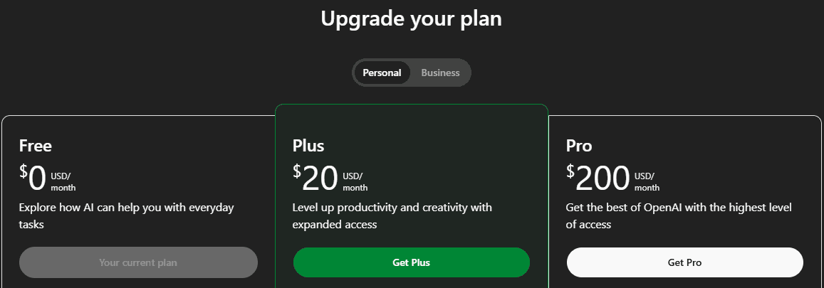 ChatGPT Promo Code 2025 – Special Offers for Students & Devs 1 ChatGPT Plans