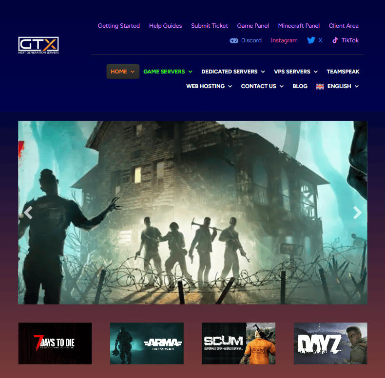 GTXGaming Coupon Codes, Save Up to 50% on Game Server Hosting 1 GTXGaming Game Server Hosting