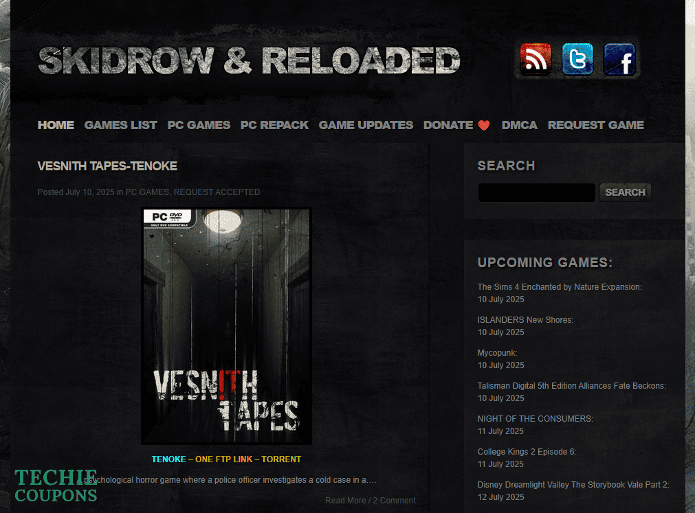 Skidrow Reloaded Games Download PC Games Repacks-DLCs-Cracks-Updates-Cracked-Games