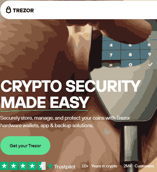 Trezor Coupon & Referral Code, get upto 50% OFF on Wallets 1 Trezor Hardware Wallet