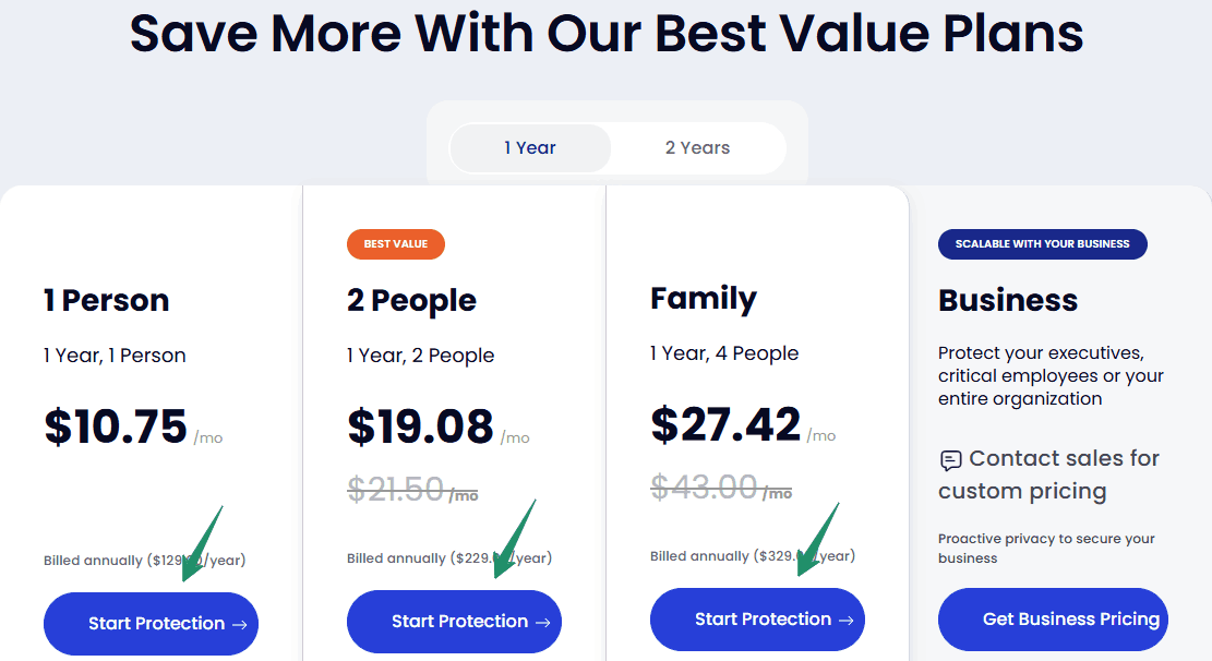 DeleteMe Plans