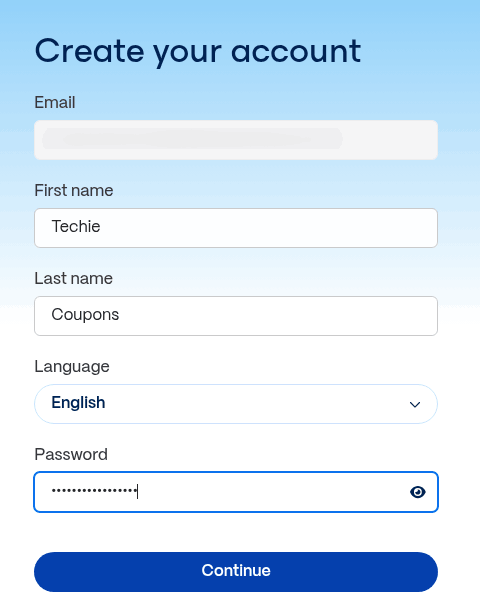 Gamma Sign Up