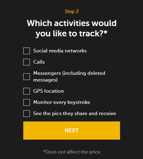 Spynger Activitity Track