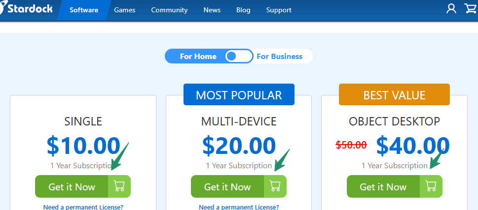 Stardock Fences 6 Coupon Code, Grab Upto 75% Discount 2 Stardock pricng plans