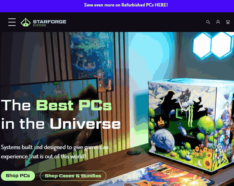 Starforge Coupon & Promo Codes, Save Up to 60% on Gaming PCs & Accessories 1 Starforge Systems