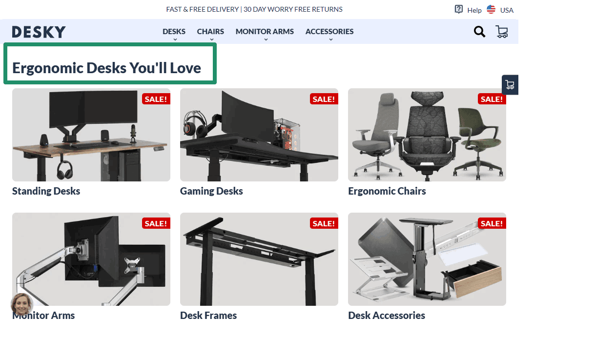 Desky Sales & Offers