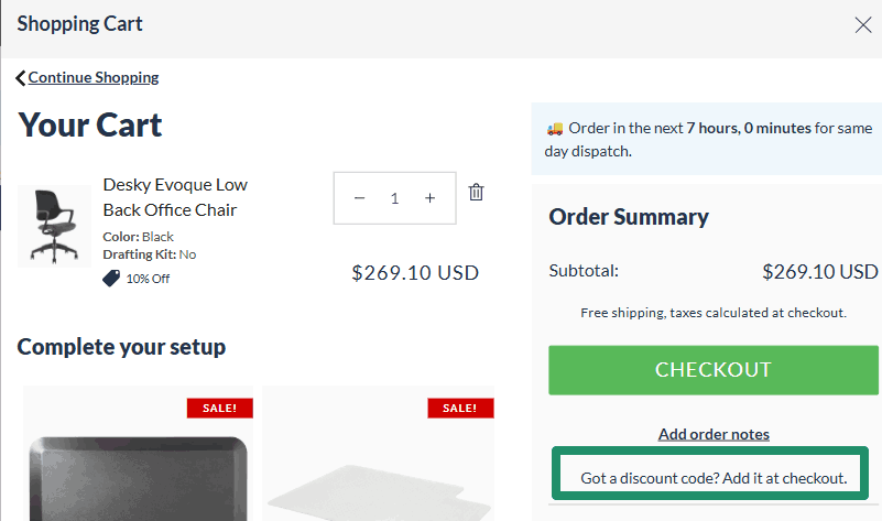Desky discount code