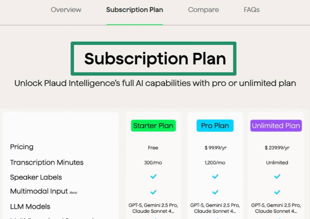 Plaud.ai Discount Code, Get Upto 40% OFF On AI Note-Taking Tools 2 Plaud AI Plans