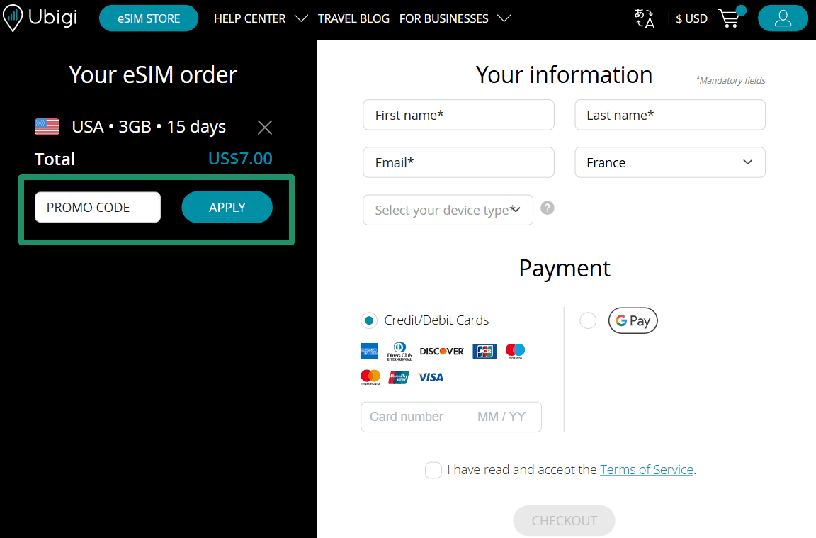 Ubigi Promo Code