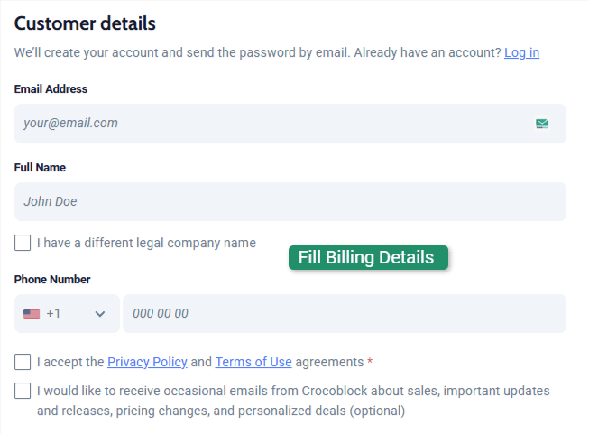 Crocoblock Coupon Codes & JetPlugins Deals – Save 80% Instantly 3 Crocoblock billing details