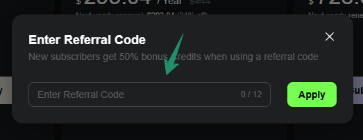 Kling AI Discount Codes & Promo Deals, Save 65% Instantly 1 Enter Kling AI Referral Code