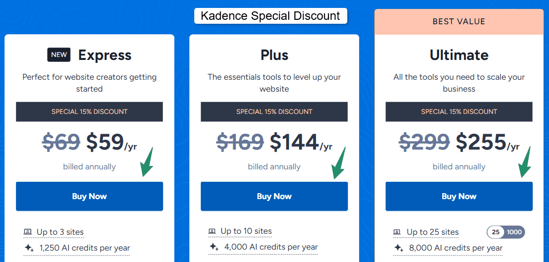 Kadence WP Discount Codes & Promo Deals – Save 75% on WordPress Theme 1 Kadence WP Discounted Price Plans