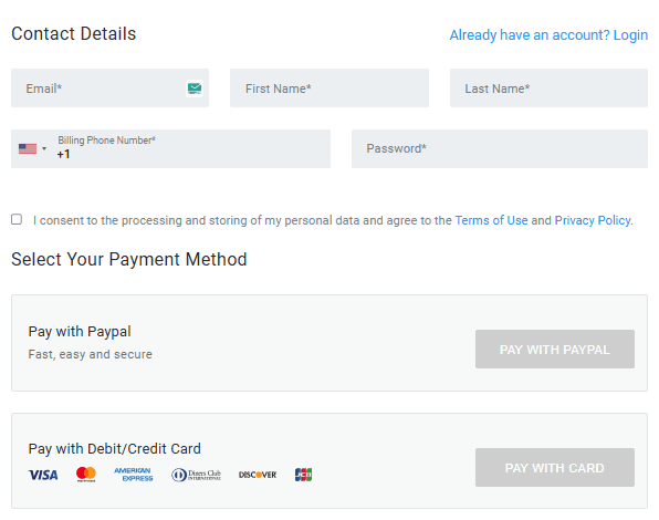 MonsterONE Coupon Codes & Deals – Save 80% on Templates & Themes 3 MonsterONE billing details on checkout page