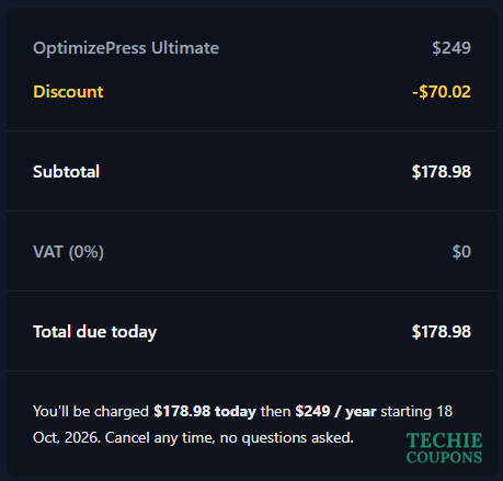 OptimizePress Coupon Codes, Save 85% on Landing Page Deals 4 OptimizePress Discount while Checkout
