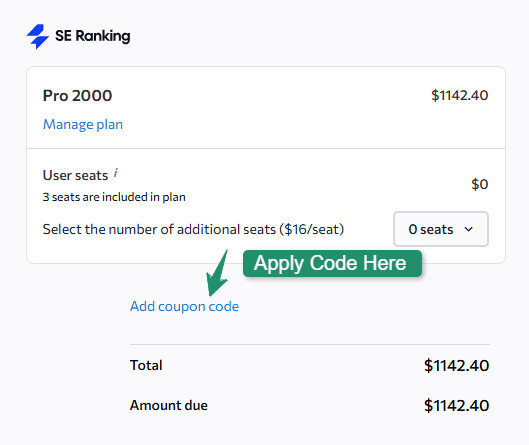 SE Ranking Promo Codes & Coupons, Avail upto 65% Discount on Plans 2 SE Ranking Apply Discount Here