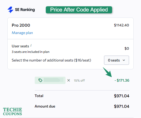SE Ranking Promo Codes & Coupons, Avail upto 65% Discount on Plans 3 SE Ranking Price After Coupon Code