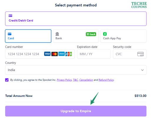 Spocket Payment Options