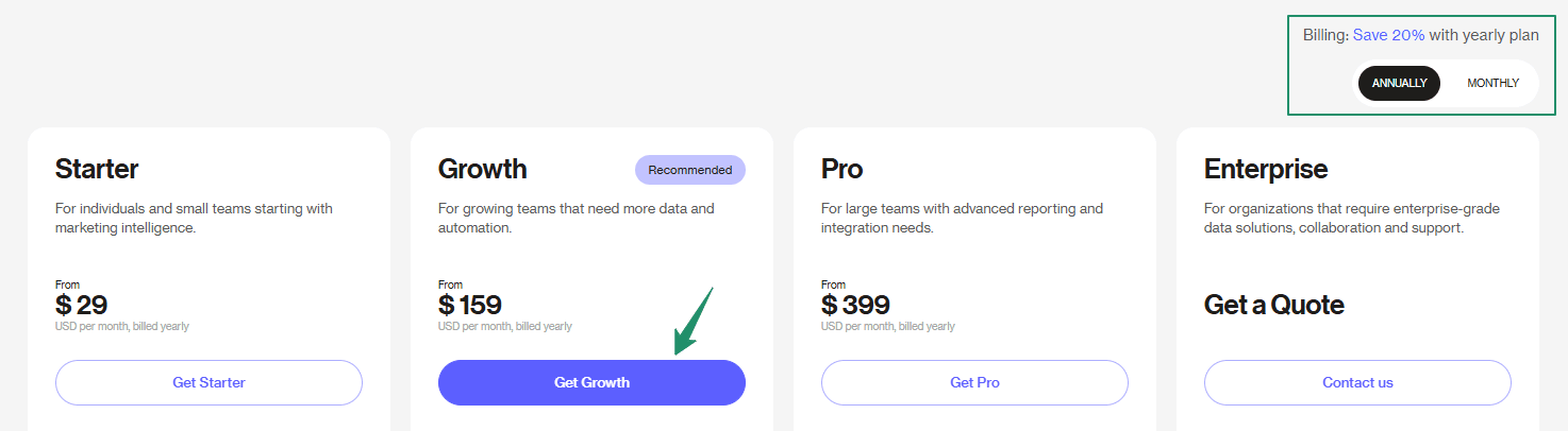 Supermetrics-Pricing plan