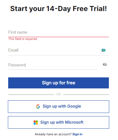 Landingi Coupon Codes & Deals – Save 80% on Landing Pages 1 Landingi-Sign-Up