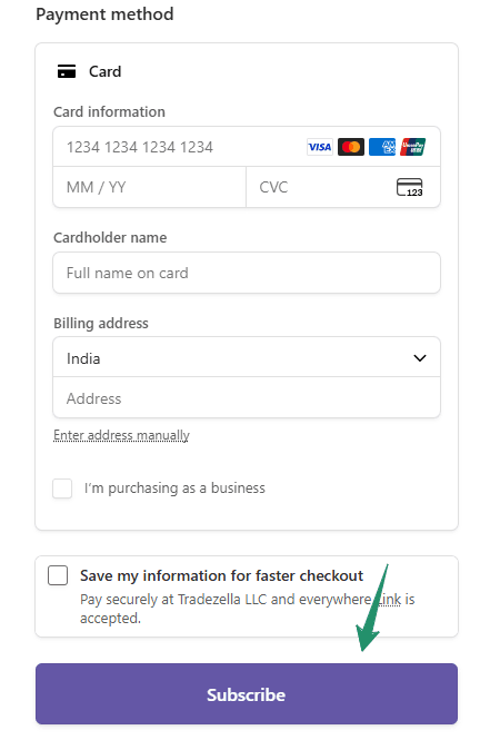 TradeZella Promo Codes & Discount, Save Up to 65% on Trading Journal 5 Tradezella Payment method